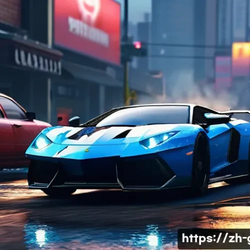 Home 28 GTA5 커뮤니티 제작 스토리라인 체험 - **Prompt 1: Cinematic Los Santos Pursuit**
"A highly cinematic, dynamic shot of a thrilling car ...